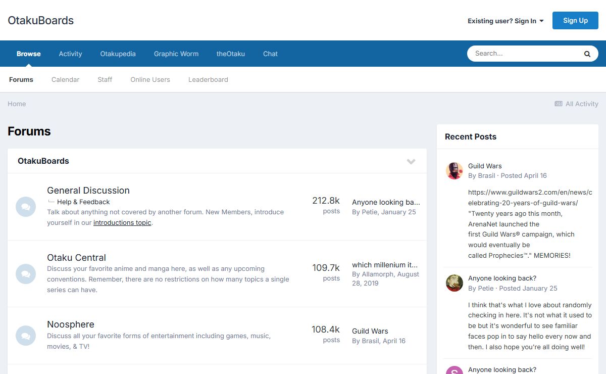 Forums - OtakuBoards