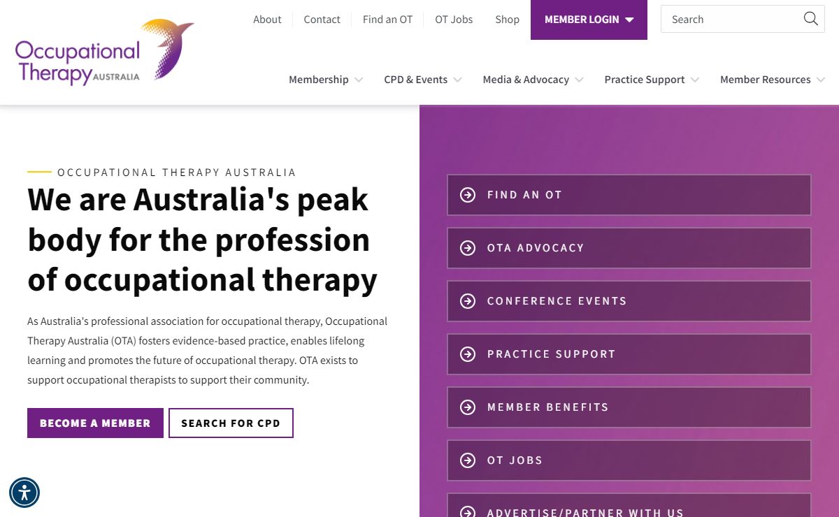 Occupational Therapy Australia - Representing Occupational Therapists