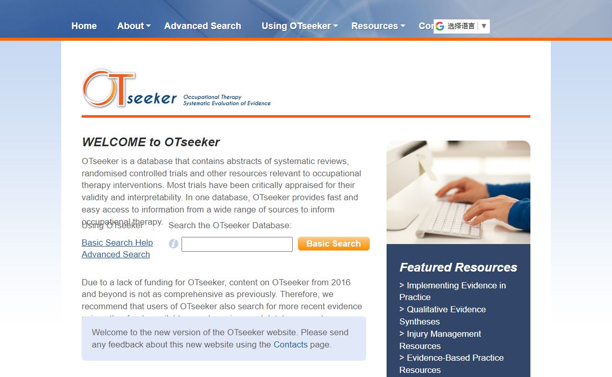 Welcome to OTseeker