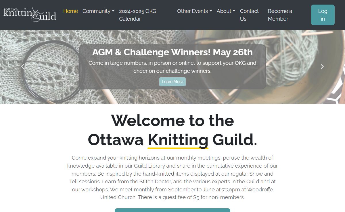 Welcome - Ottawa Knitting Guild