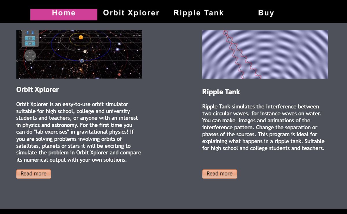 Ottisoft educational physics software