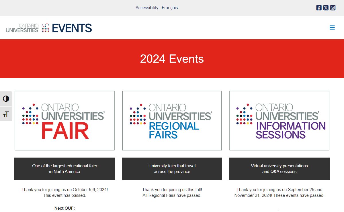 Ontario Universities’ Events