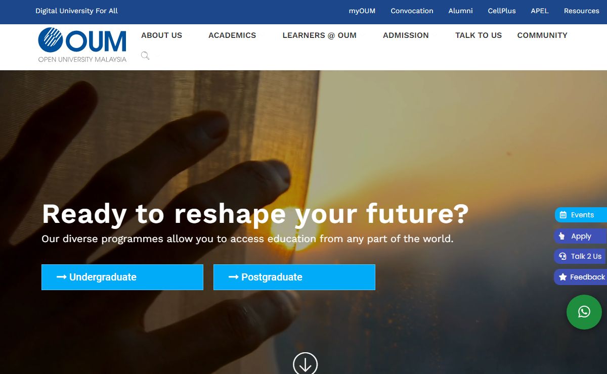 Digital University for All - Open University Malaysia