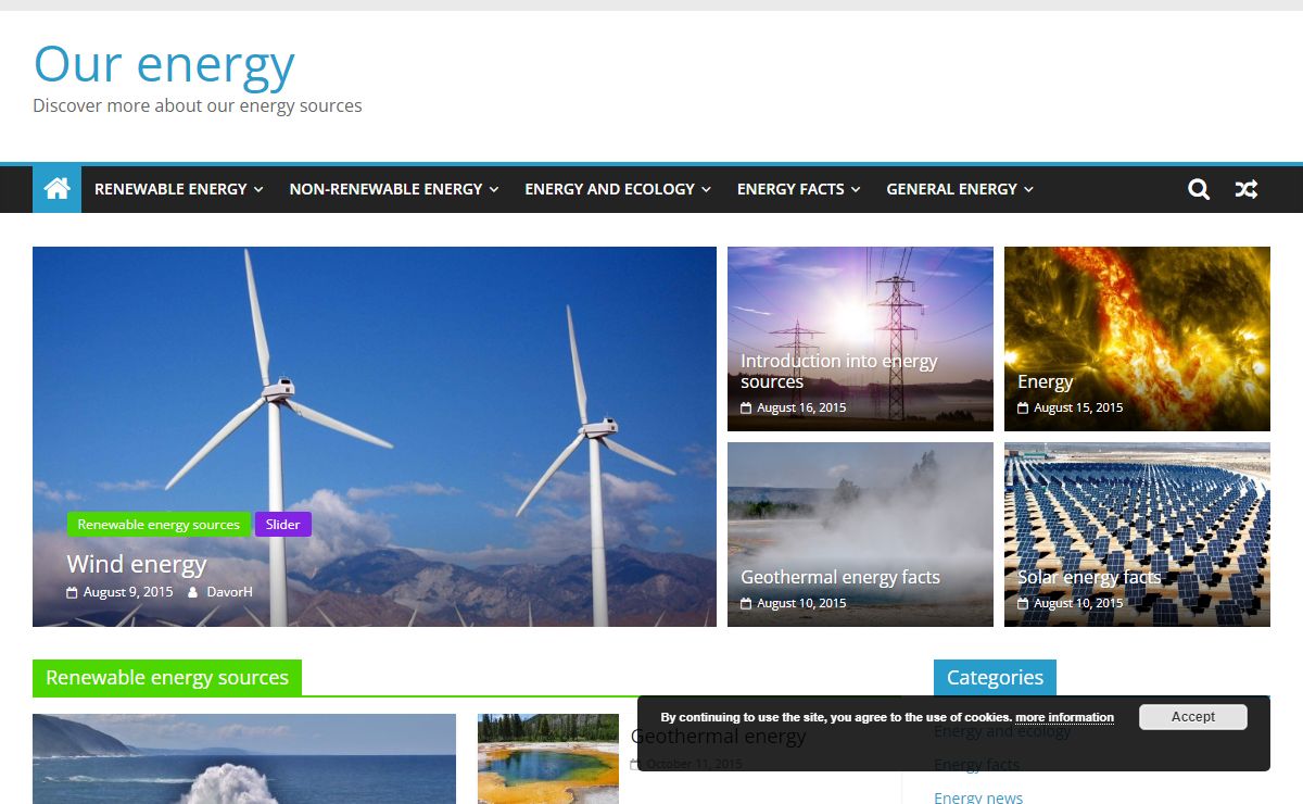 Our energy – Discover more about our energy sources
