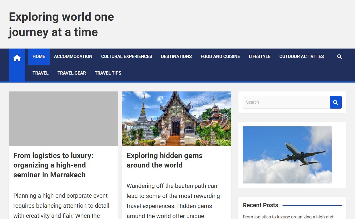 Exploring world one journey at a time -