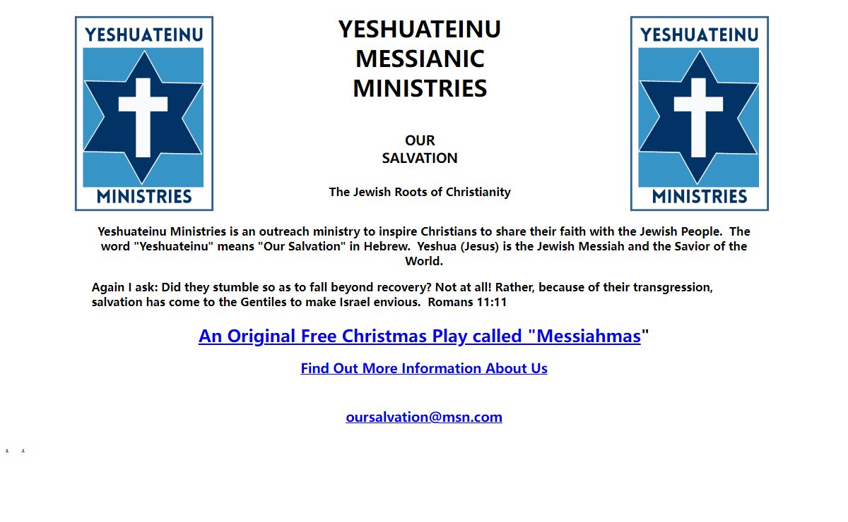 Yeshuateinu Messianic Ministries