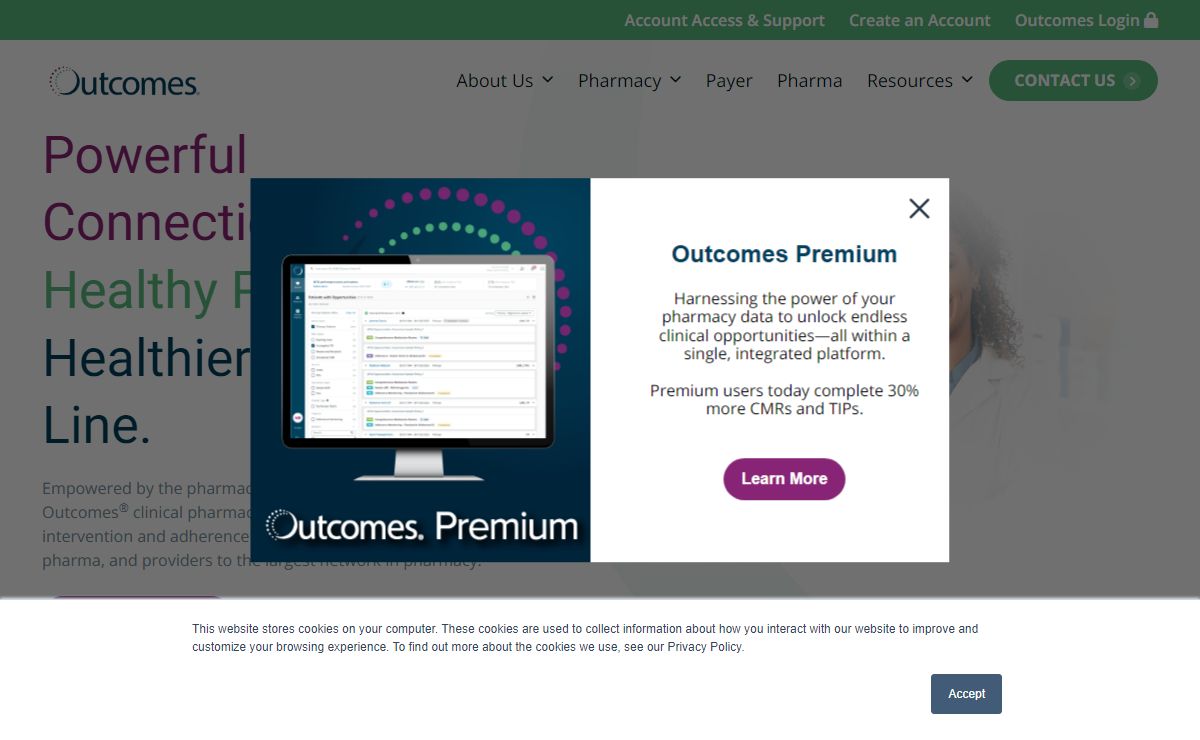Outcomes | Healthcare Solutions for Pharmacy, Pharma, and Payers