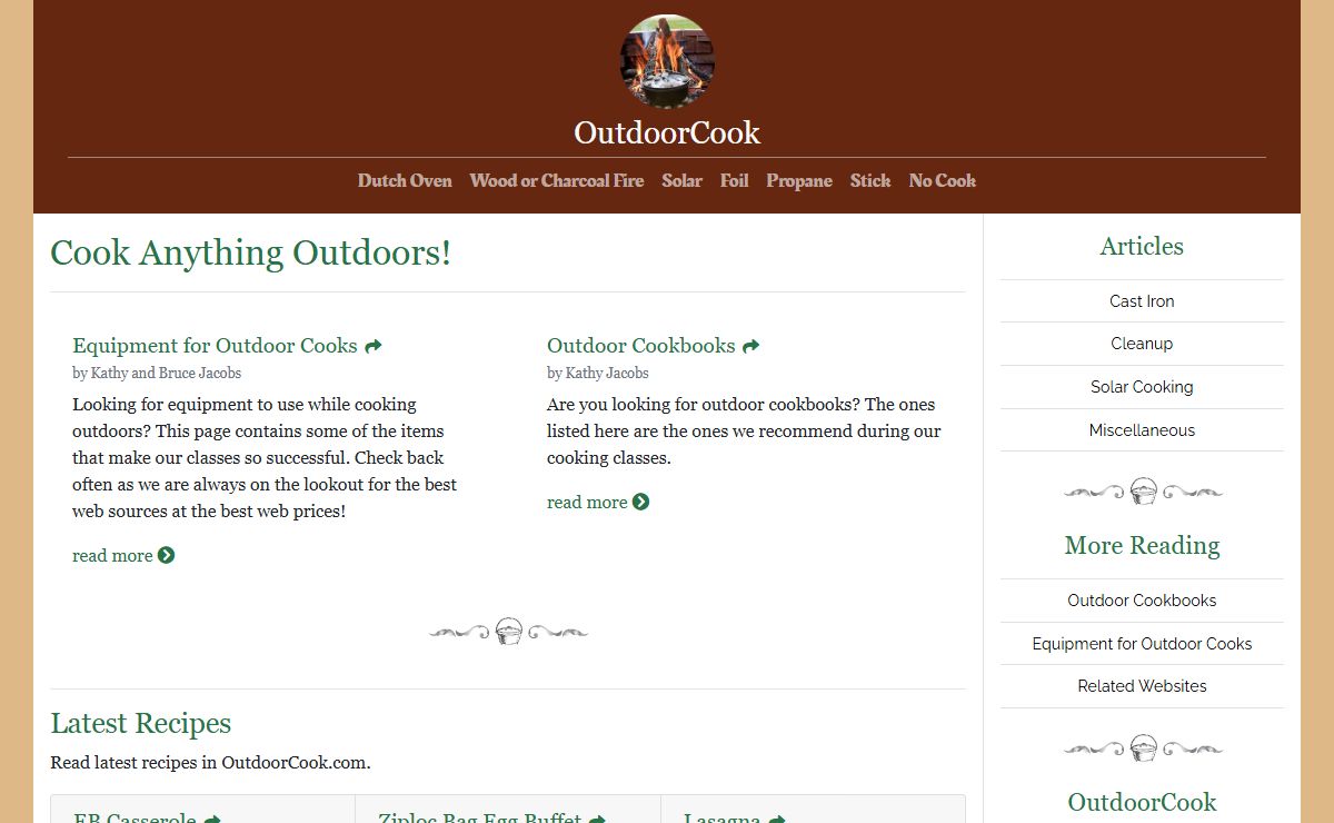 Cook Anything Outdoors with OutdoorCook.com! - OutdoorCook