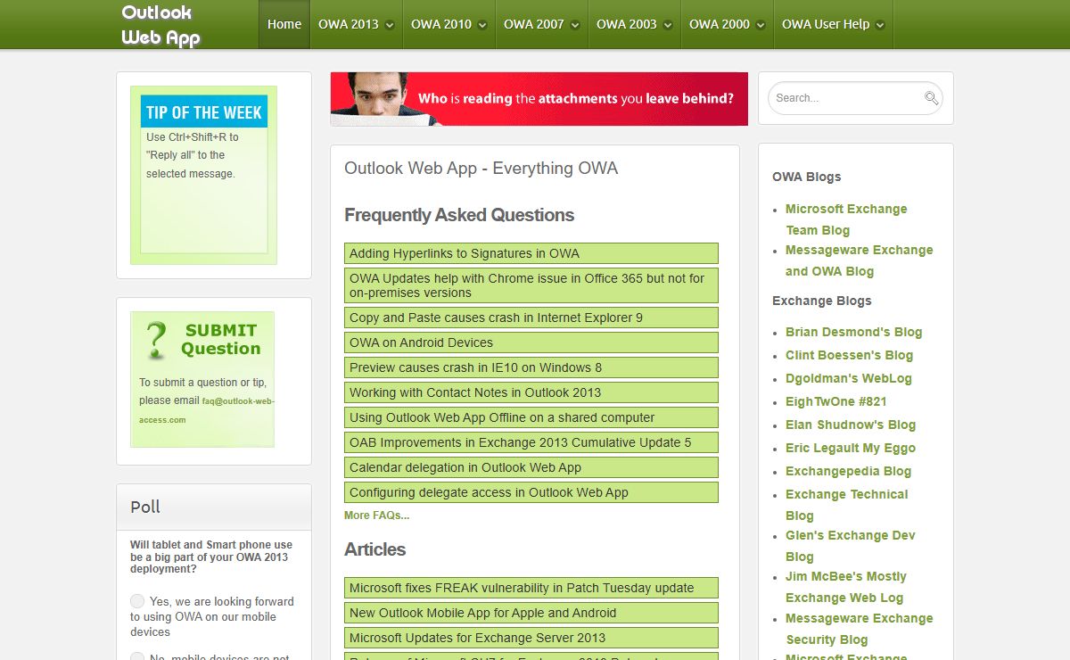 Outlook Web App - Everything OWA