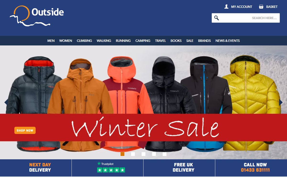 Outside | Outdoor Clothing & Equipment | Climbing | Walking | Camping