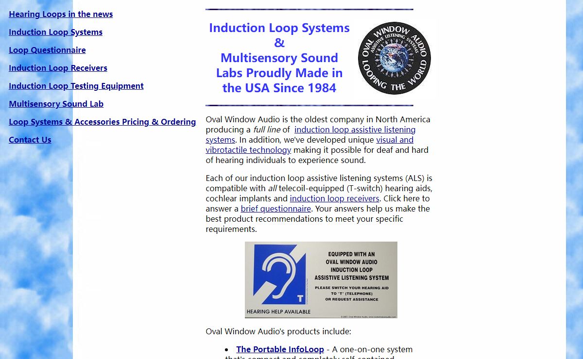 Induction Loop Assistive Listening Systems from Oval Window Audio