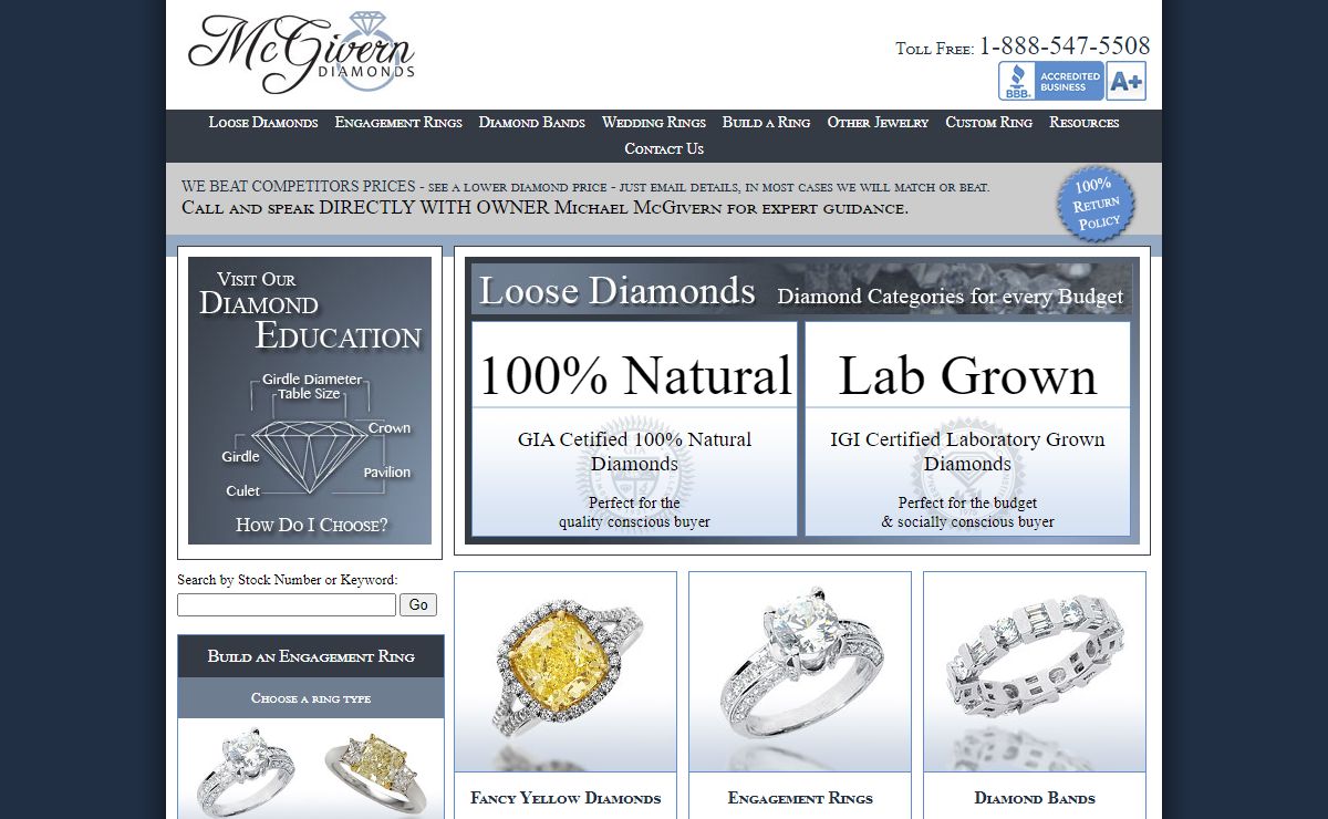 Diamond Engagement Rings | OvernightDiamonds.com