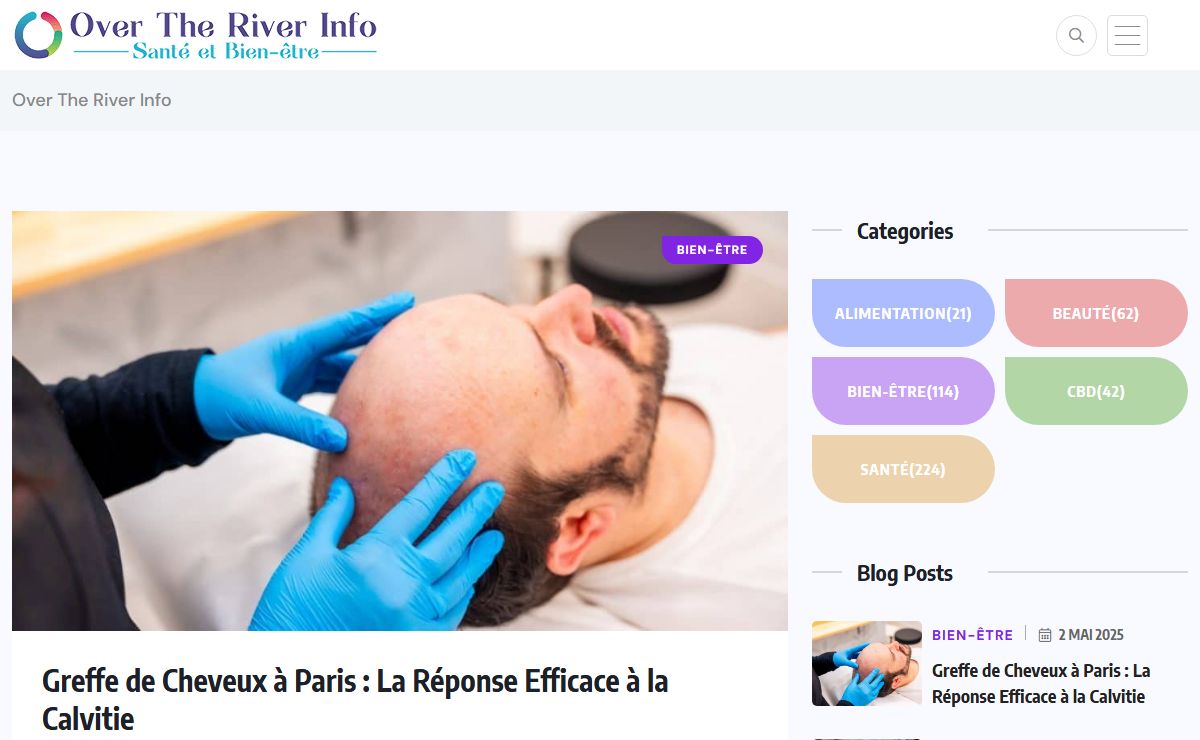 Over The River Info - Le blog bien-être et santé !