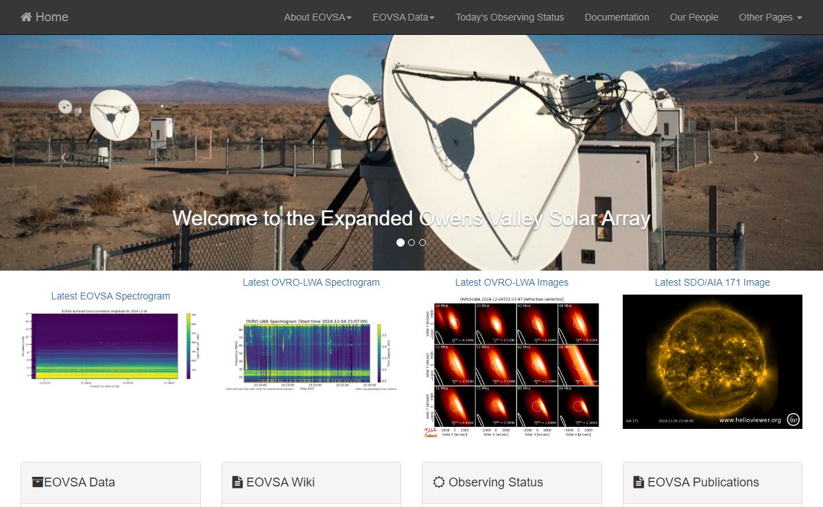 EOVSA - Home Page