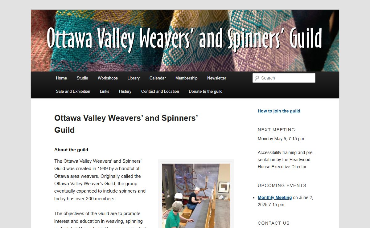 OVWSG | Ottawa Valley Weavers' and Spinners' Guild