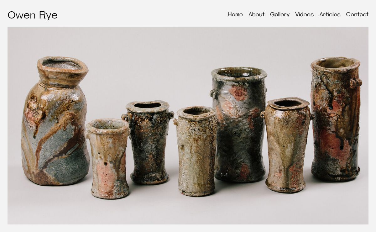 Owen Rye — Ceramic Artist — Gippsland