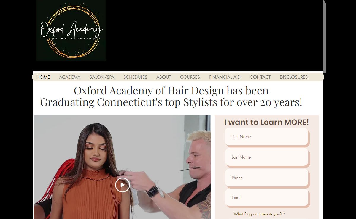 Connecticut Cosmetology School - Oxford Academy of Hair Design