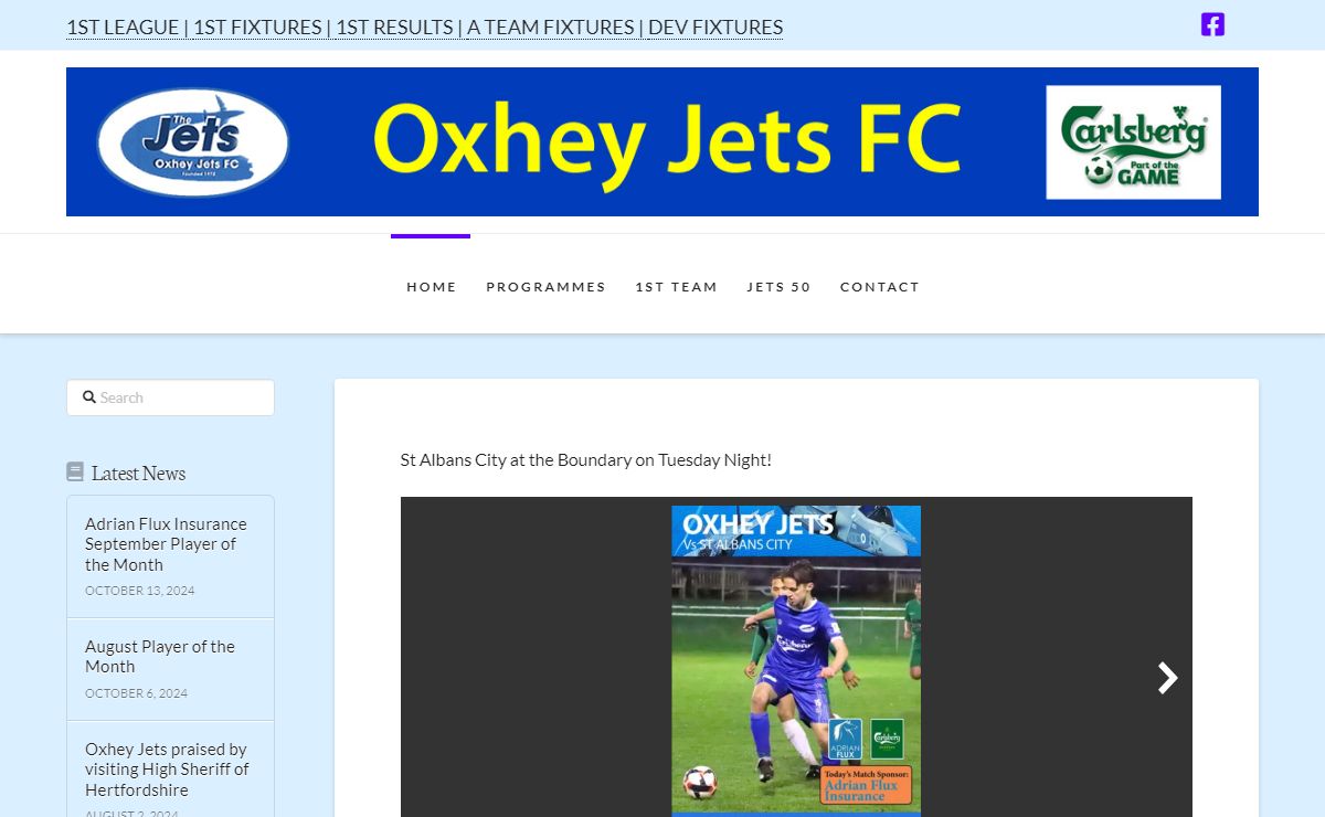 Oxhey Jets FC | Combined Counties Division 1 Football Team