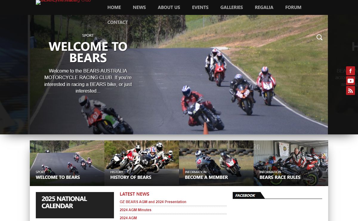 BEARS Australia Motorcycle Racing Club - Motorcycle Racing, British, American, European