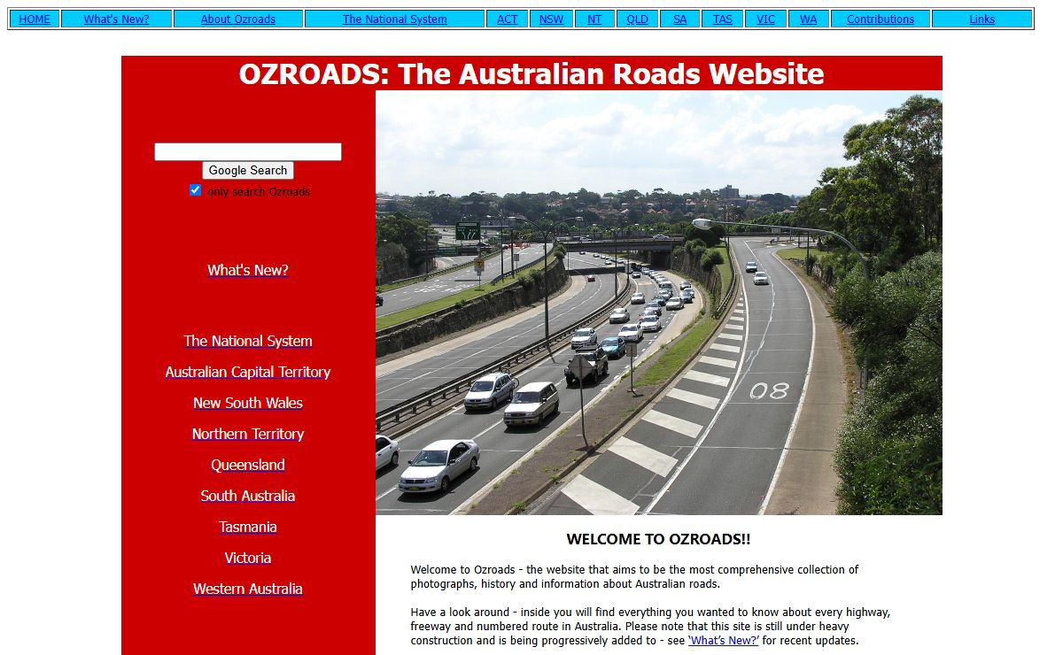 Ozroads: The Australian Roads Website