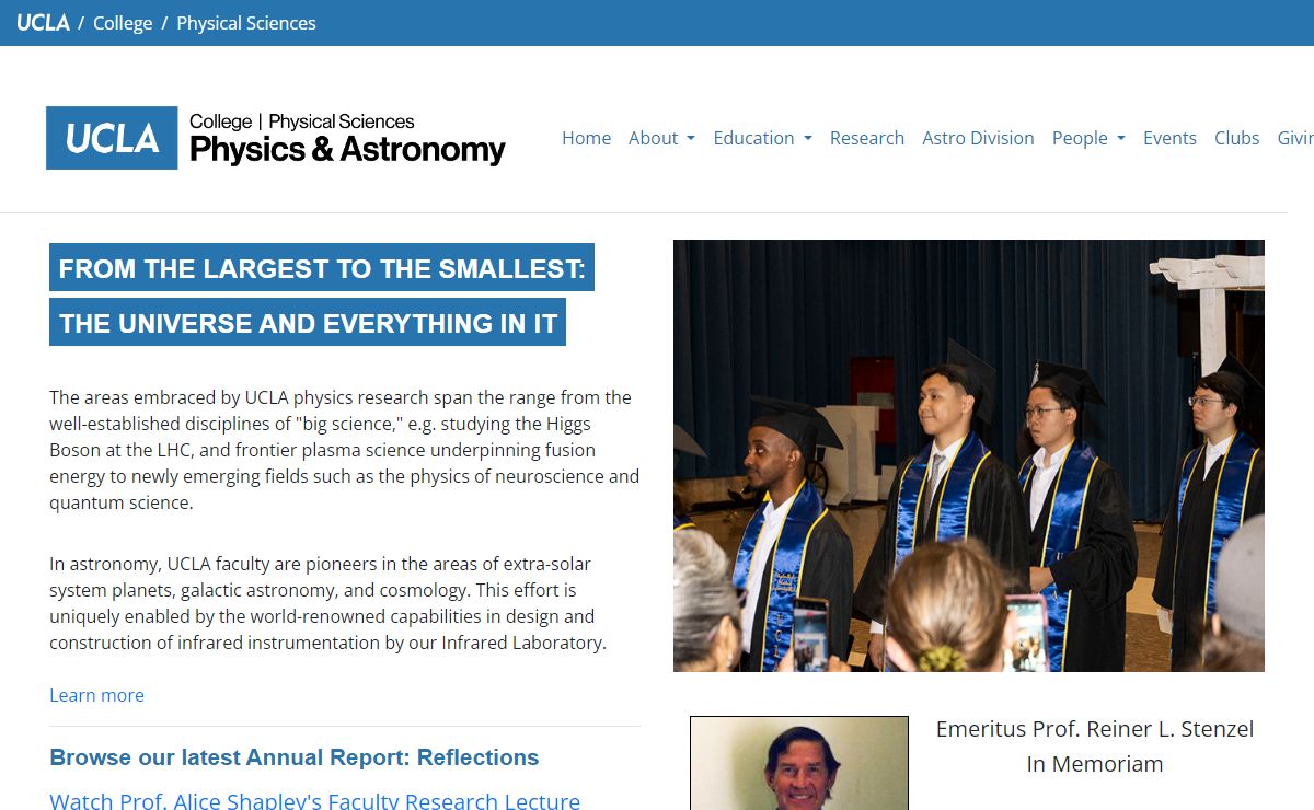 UCLA Physics & Astronomy