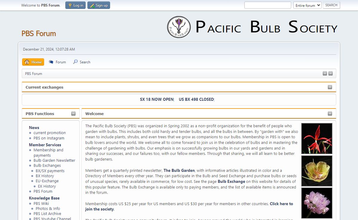 Pacific Bulb Society