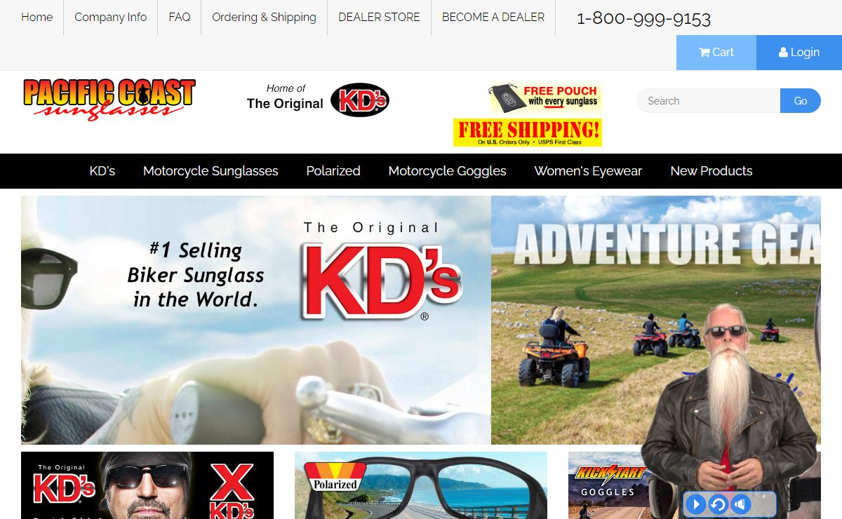 Pacific Coast Sunglasses, Inc | The Best Motorcycle Sunglasses and Goggles since 1984