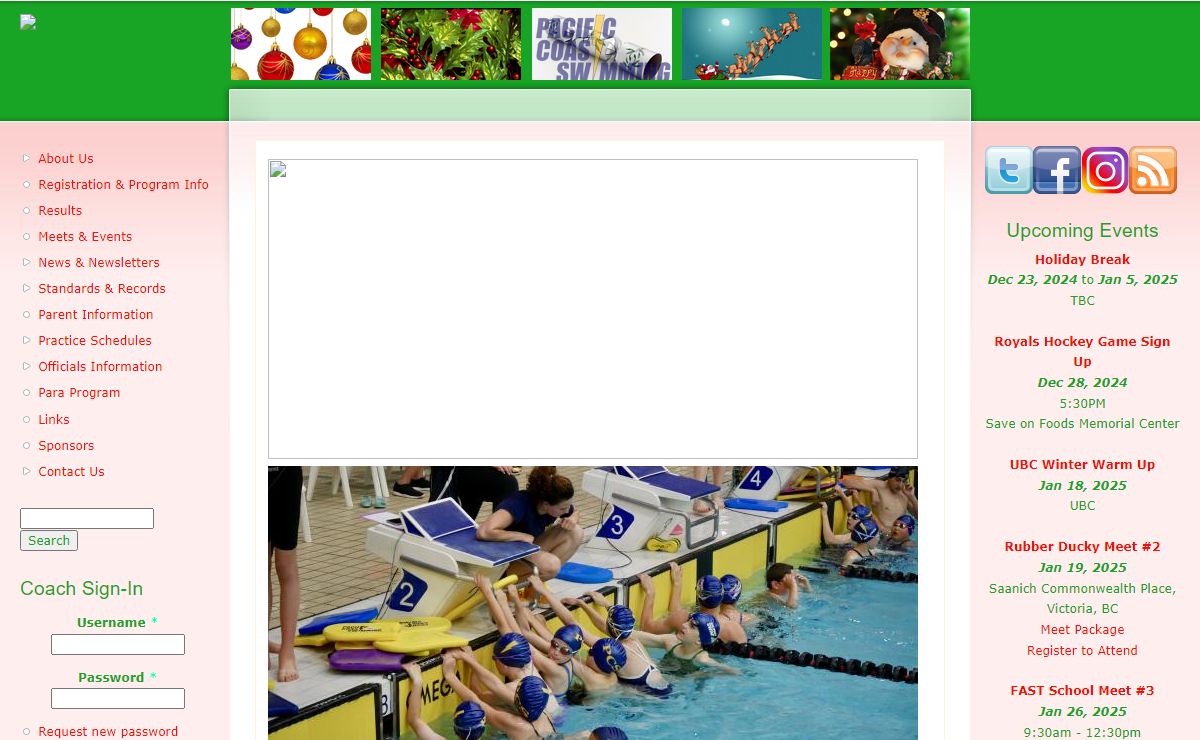 Pacific Coast Swimming | A Victoria swimming environment that nurtures excellence by challenging athletes at all levels of development