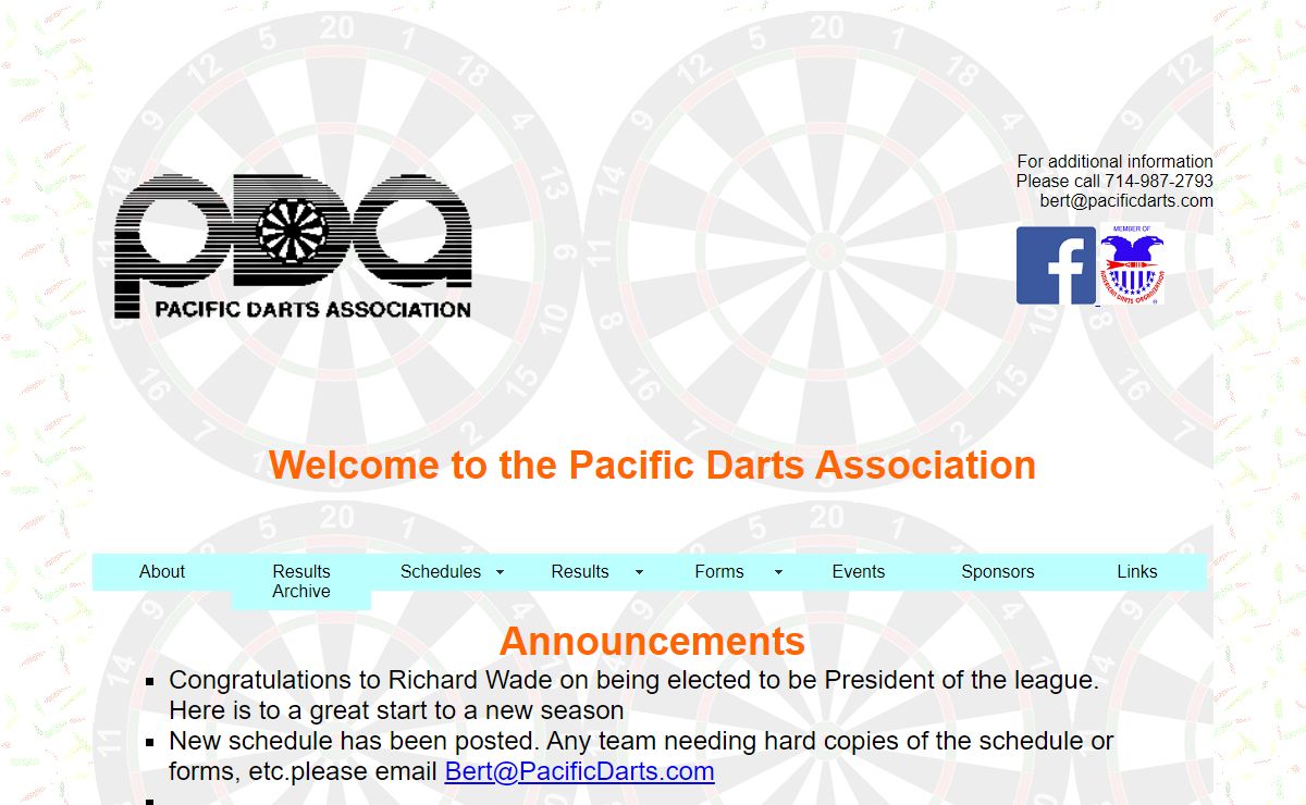 Pacific Darts Association