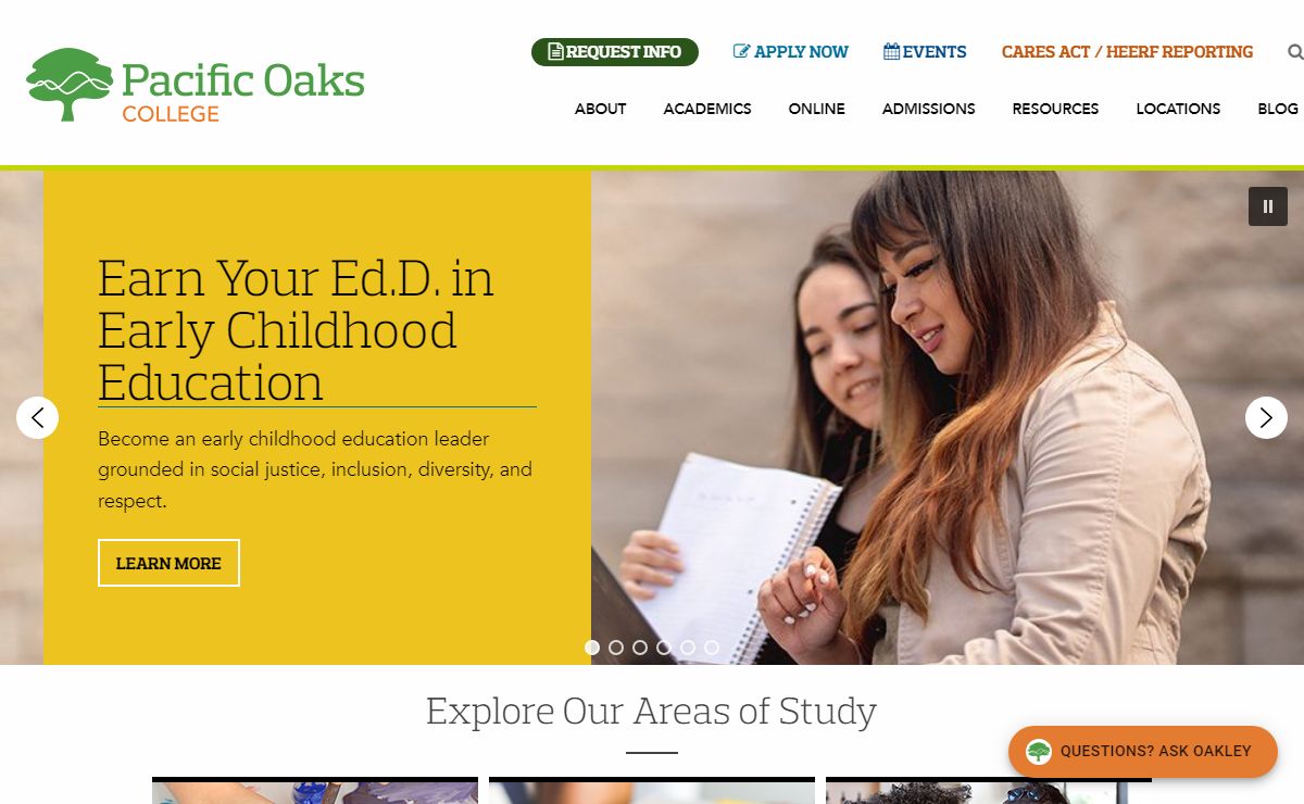Pacific Oaks - Accredited College in Pasadena & Online