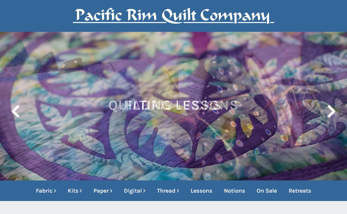 Pacific Rim Quilt Company | Hawaiian and Appliqué Quilting Patterns, Fabric & Lessons