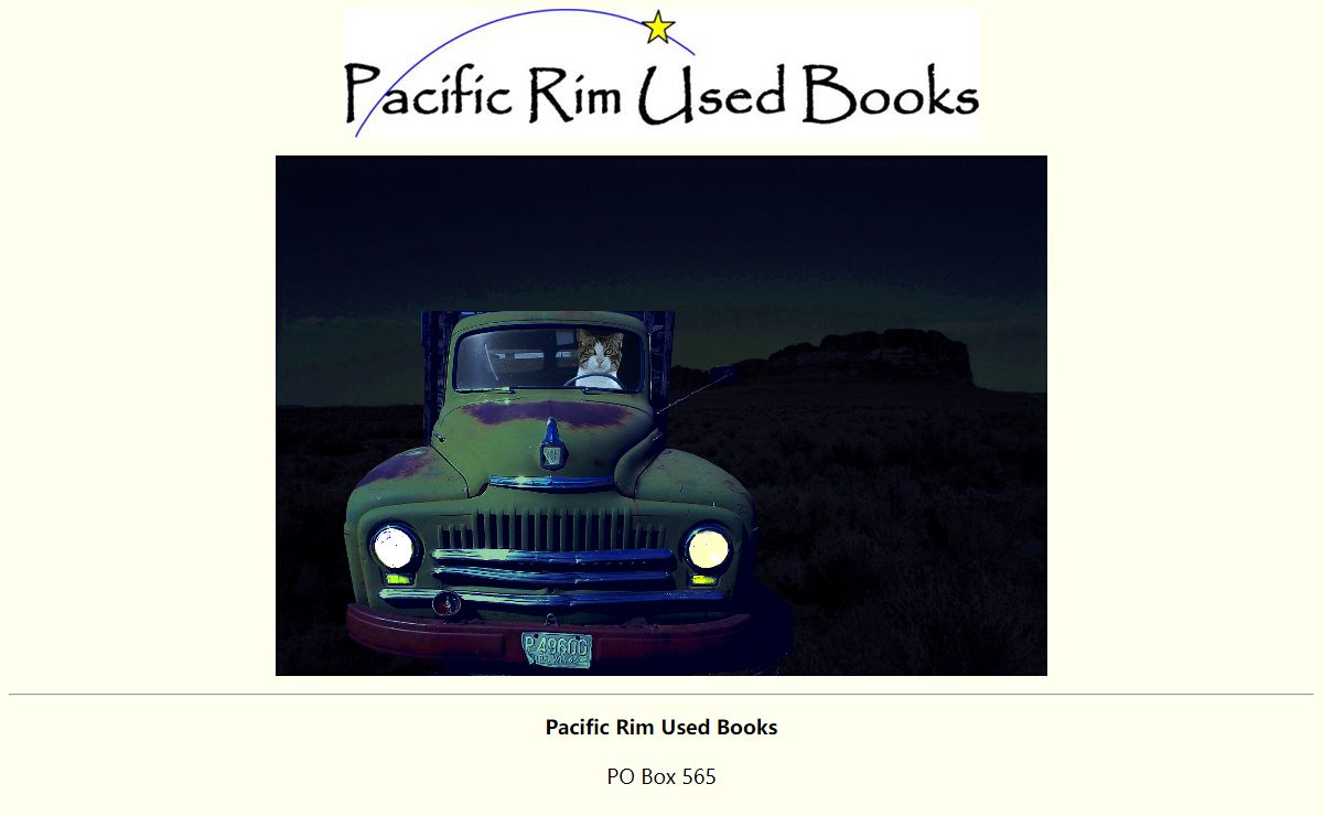 Pacific Rim Used Books, Anacortes, Washington