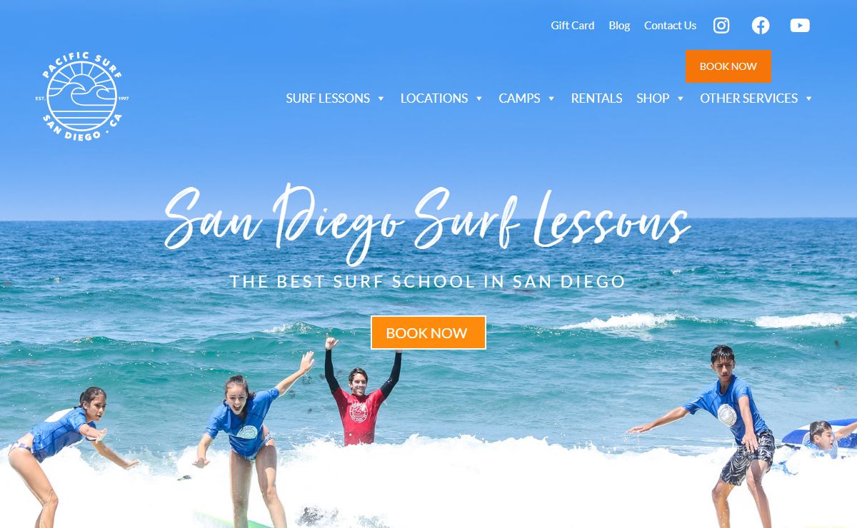San Diego Surf Lessons | The Best Surf School | Pacific Surf