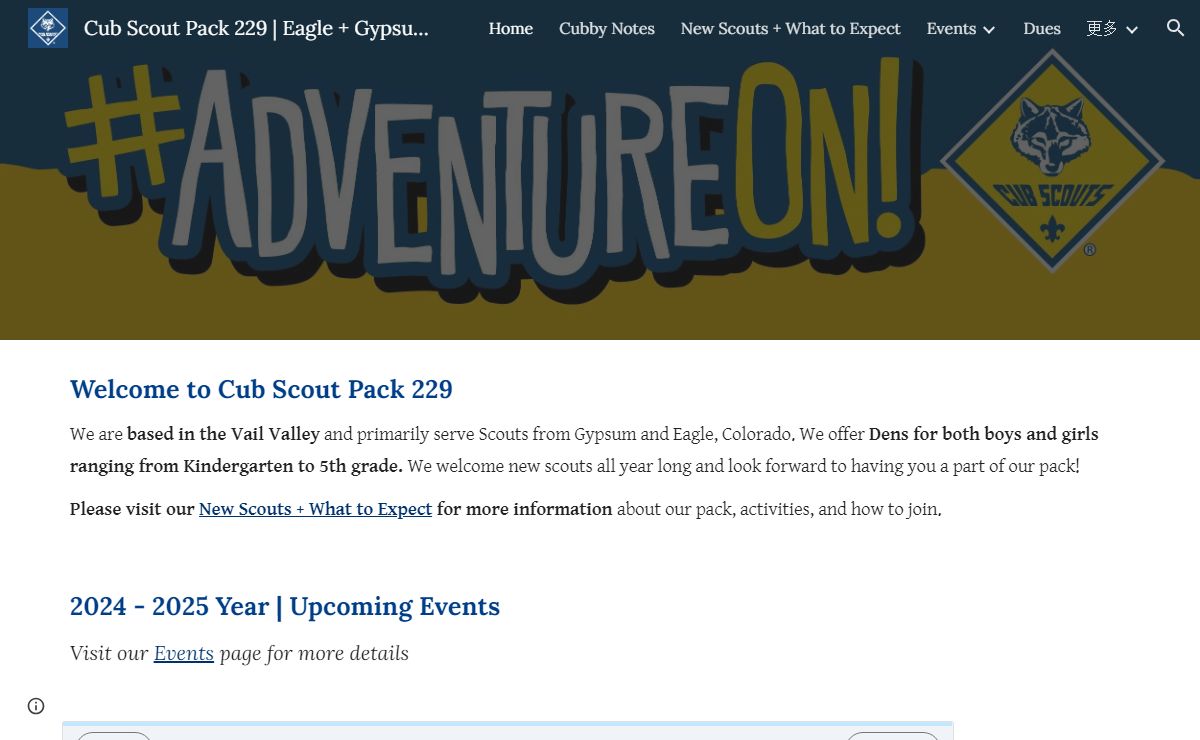 Cub Scout Pack 229 | Eagle + Gypsum, CO