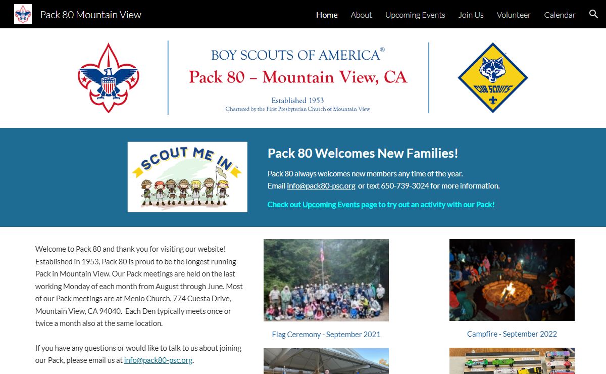 Pack 80 Mountain View
