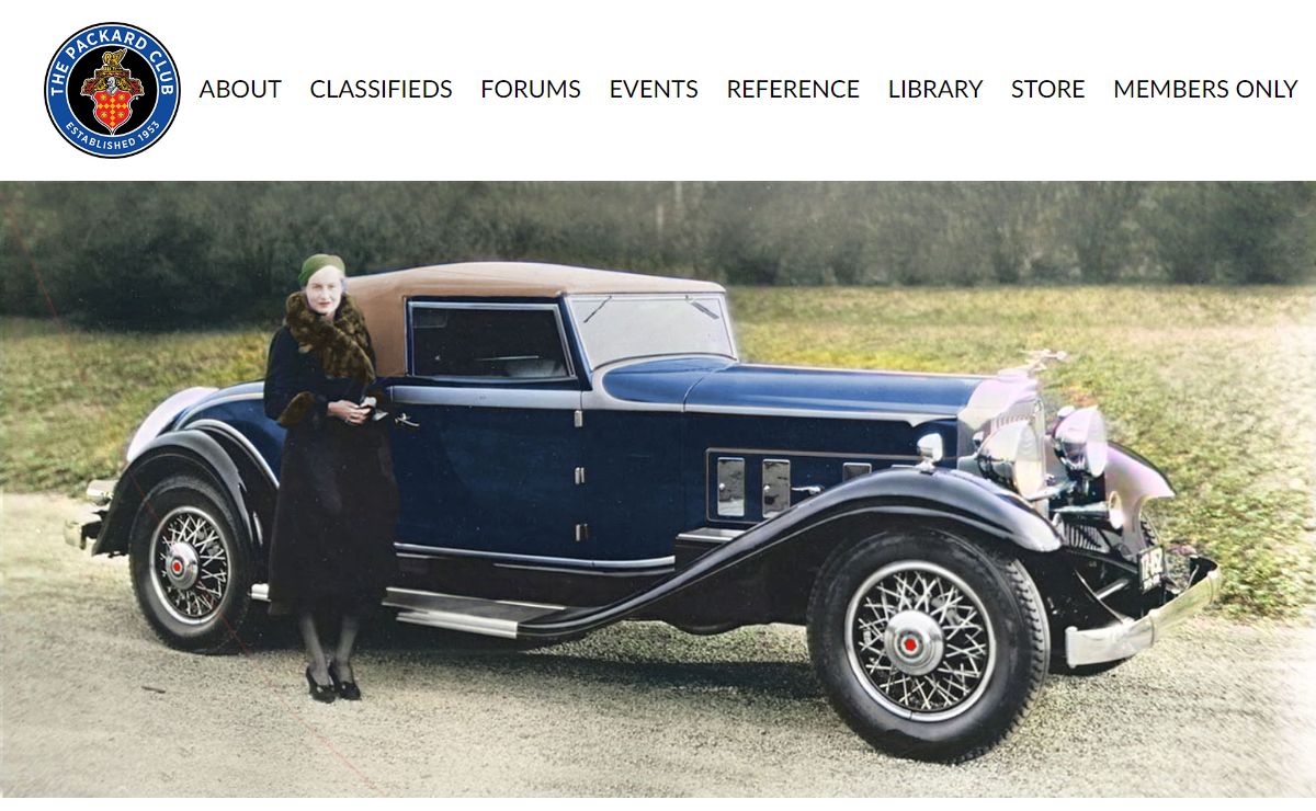 Packard Automobile Classics, Inc. - The Packard Club | PackardClub.org