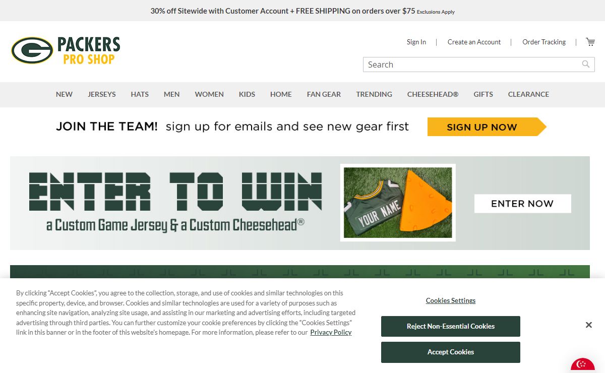 Packers Pro Shop - The Official Retail Store of the Green Bay Packers