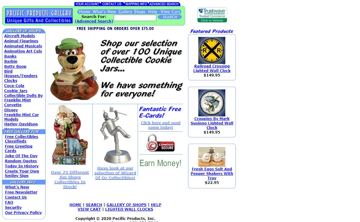 Unique Gifts and Collectibles from Pacific Products Gallery Gifts and Collectibles