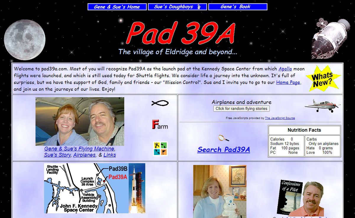 Gene and Sue Seibel's Domain - Pad 39A