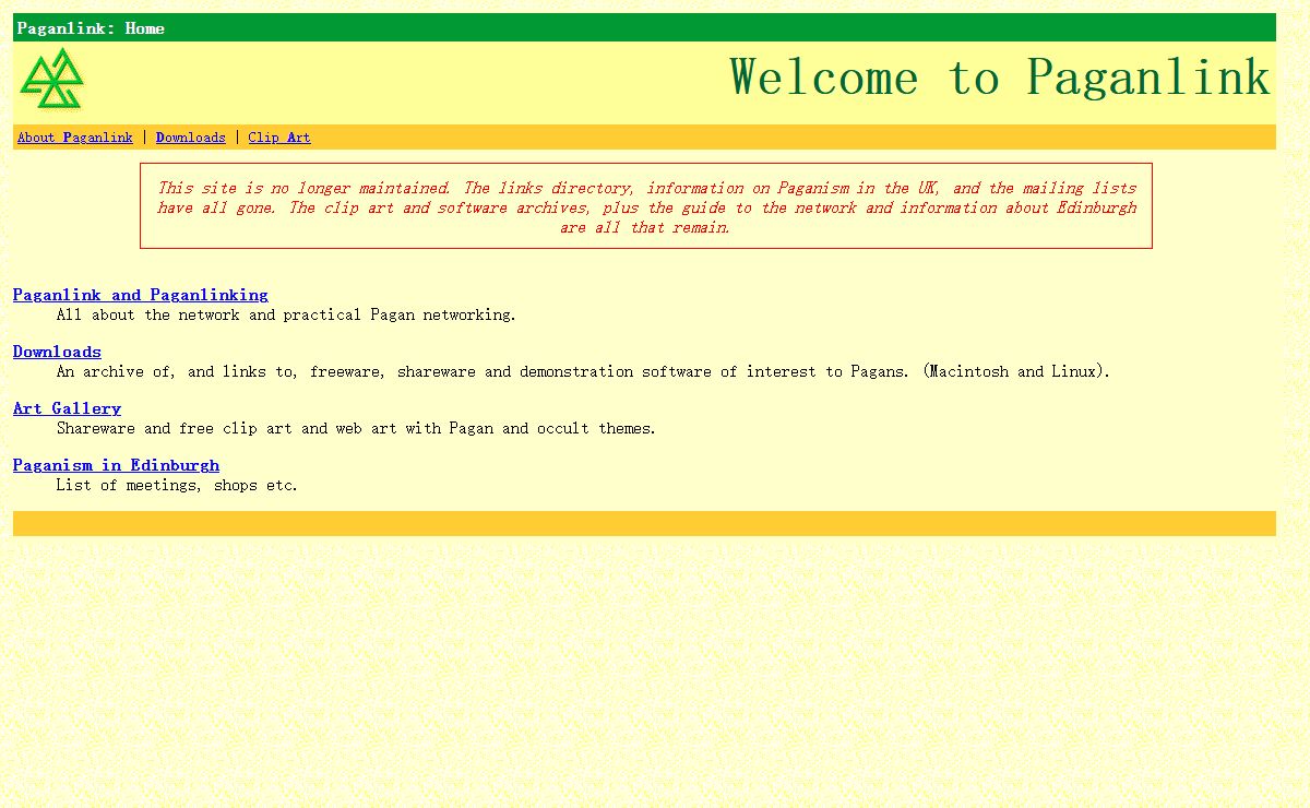 Welcome to Paganlink: Pagan Networking in the United Kingdom