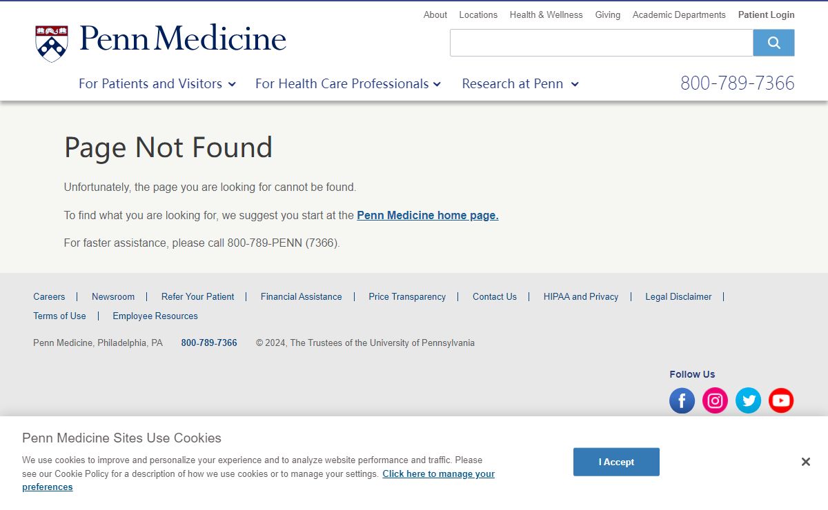Page Not Found - Penn Medicine