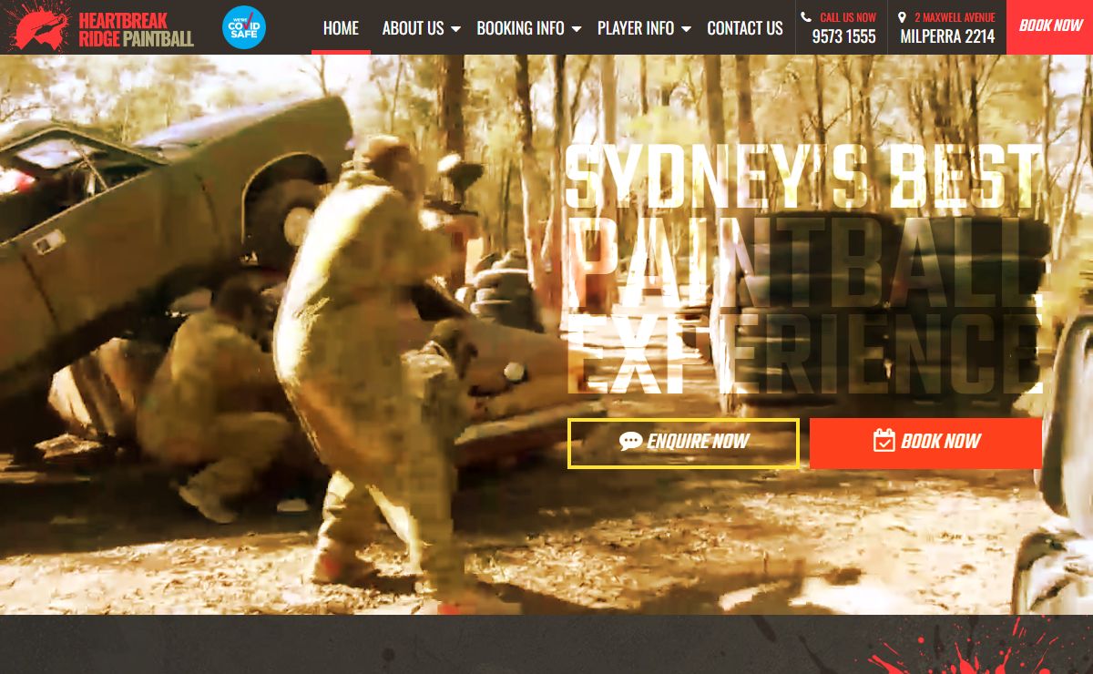 Heartbreak Ridge Paintball | Paintball Sydney | Sydney Paintball Venue