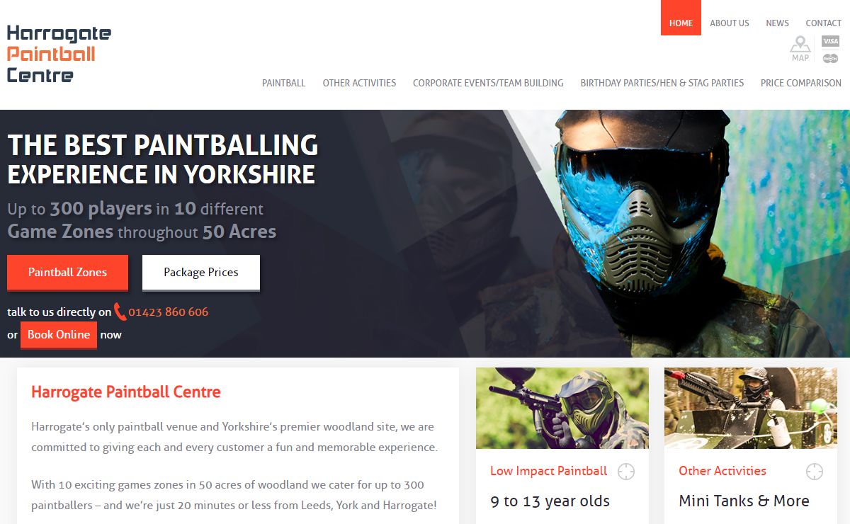 Paintballing Leeds, Paintball Yorkshire - Harrogate Paintball Centre