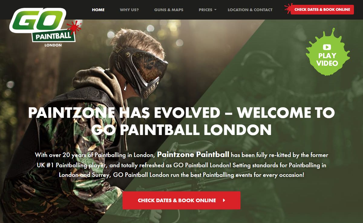 Best Paintball Games in London | Go Paintballing London
