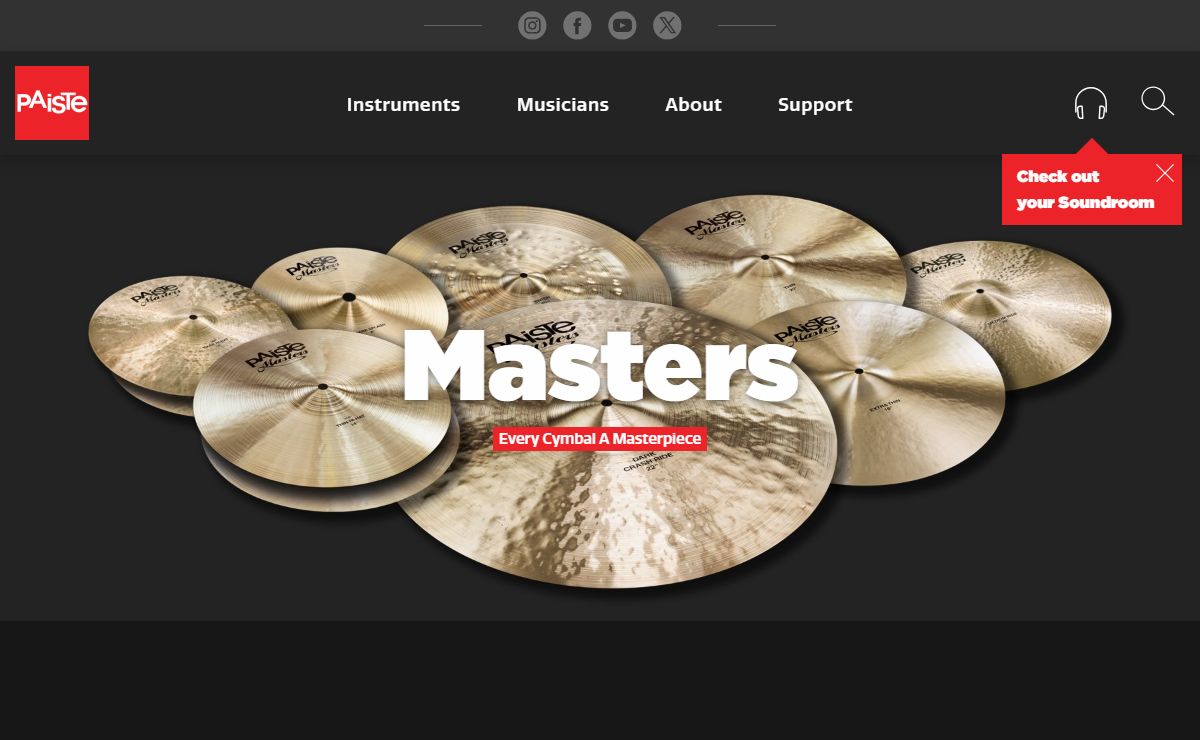Paiste Cymbals
