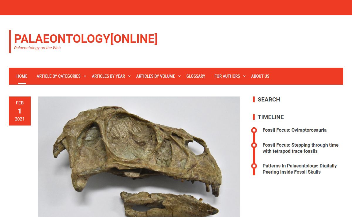 PALAEONTOLOGY[online] – Palaeontology on the Web