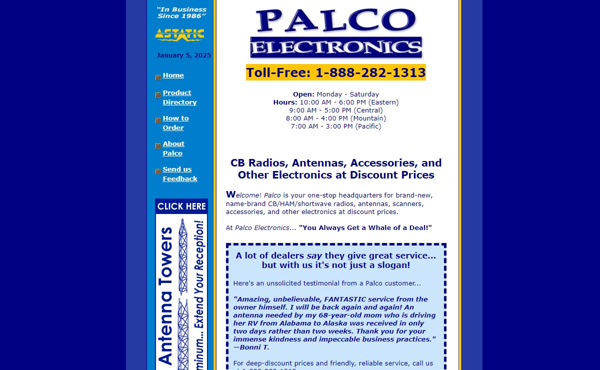 CB Radios and Antennas at Discount Prices - Palco Electronics