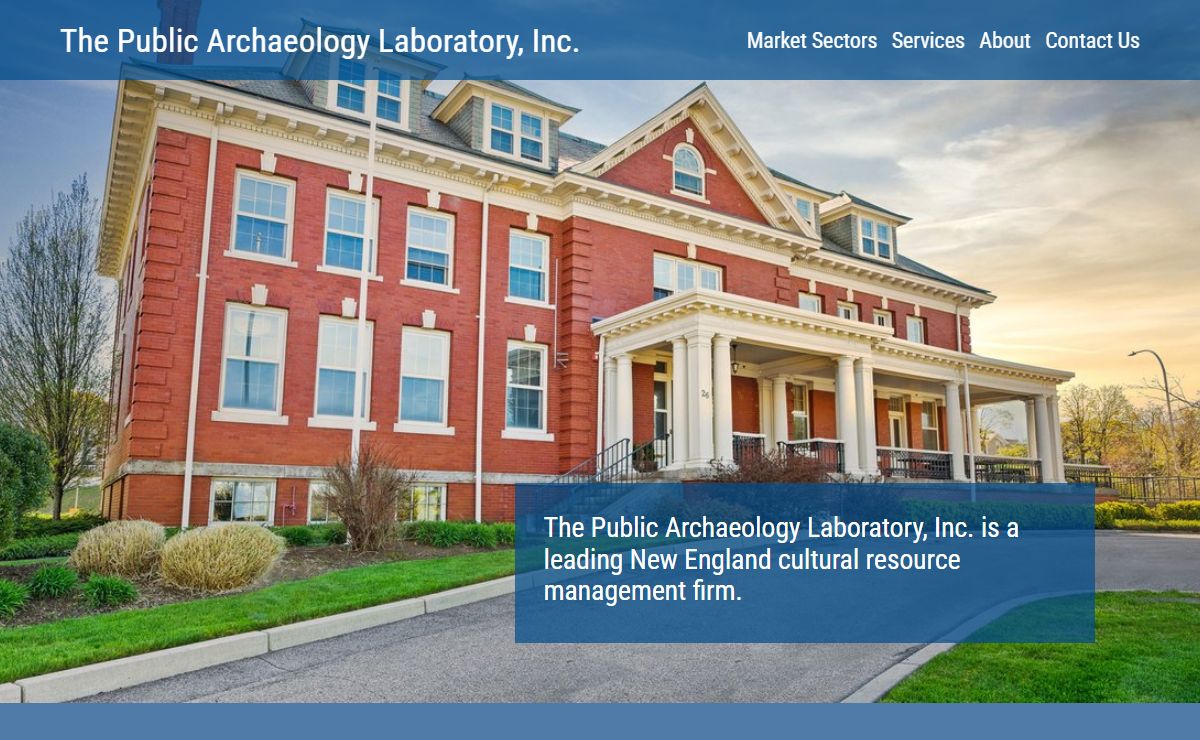 The Public Archaeology Laboratory, Inc.