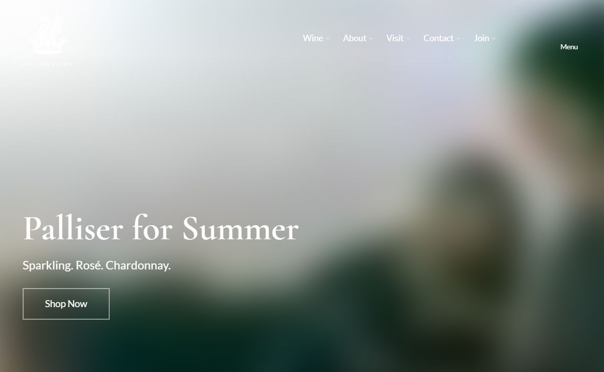Home Page - Palliser Estate Wines of Martinborough