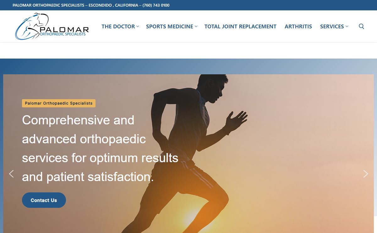 Palomar Orthopaedic Surgeons Escondido, California